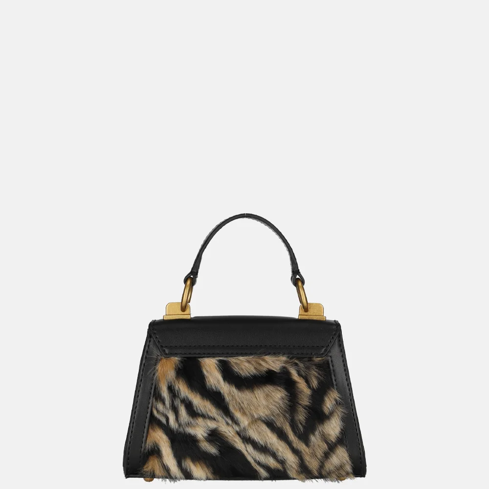 Guess Bergen tiger crossbody tas micro mini tiger bij Duifhuizen